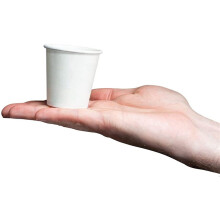 White Paper Cups, Small Disposable Bathroom, Espresso, Mouthwash Cups Dispenser, Disposable Cups, (200 Pack) 3Oz