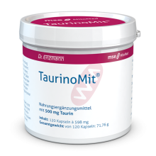 TaurinoMit | Reines Taurin Aminosulfonsäure Mitoceutical hochdosiert vegan | 120 Kapseln