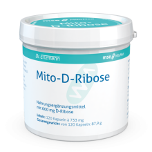 Mito-D-Ribose | D-Ribose Kapseln natürliche D-Form ATP Energiestoffwechsel | 120 Kapseln