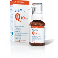 SiaMit Q10-Komb | Flüssiges Ubiquinon Q10 alkoholfrei mit Vitamin B3 | 20 ml