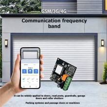 GSM Gate Opener Relay , 9-36V AC/ for Garage Door, 2G Remote Delay 0-9999s Industrial Control