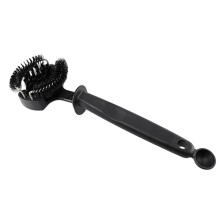 Reinigingsborstel voor Espressomachine, 58 mm, Zetgroepgereedschap V2, 360 Afneembare Nylon Borstelharen voor Espressomachines voor Thuisgebruik