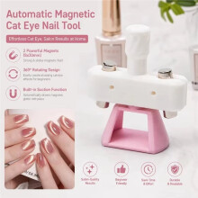 Anfänger Katzenaugen-Nägel Magnetwerkzeug Automatisches Glasperlen-Kit mit Magneten Keine Fähigkeiten DIY Maniküre für das Heim-Salon