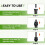 12-Pack 1.5" - Sprinkler Riser Extension, No-Dig Stackable . No-Dig, Stackable for Custom Height Irrigation Gardens 4