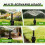 12-Pack 1.5" - Sprinkler Riser Extension, No-Dig Stackable . No-Dig, Stackable for Custom Height Irrigation Gardens 5