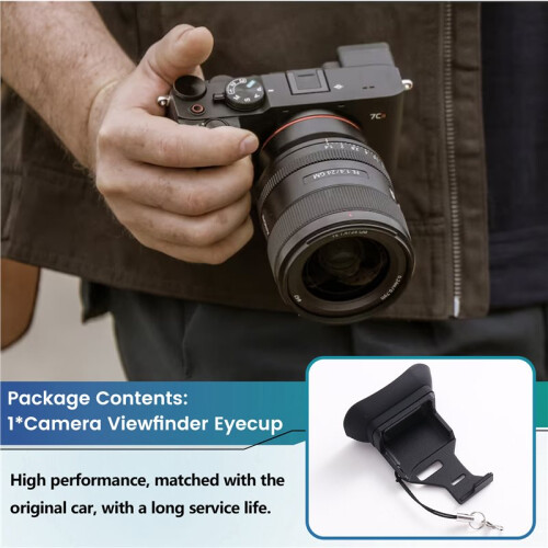 Ocular Do Visor da Câmera, Ocular Antiperda com Cordão para  Alpha 7C II 7CR, Protetor de Visor, Copo de Olho Macio 2