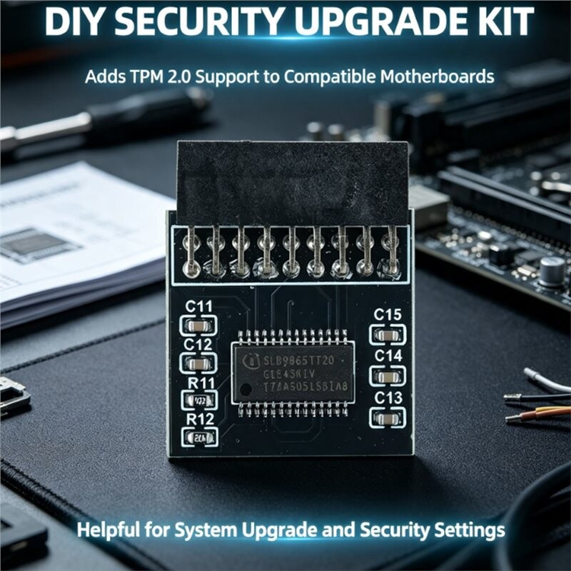 Hardware Security Module Key Storage TPM 2.0 Security Module for Win 11 Upgrade - Hardware Encryption & Key ...