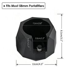 Koffie Tampstation 51-58mm Espresso Accessoires Portafilter Houder Tamper Station
