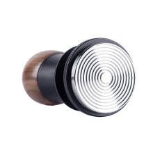Espresso Tamper Spring Loaded Coffee Tamper with Stainless Ripple Base Constant-Force Tamper with Audible Feedback 51MM