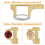 2 Pack Pocket Caliper, 80 Millimeter Gauge Measuring Tool, Caliper Measuring Tool 4