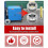 3pcs Drive Roll Kit Replacement .035" V- Fits for Millermatic 200/210/212/250/251/252, Replace 079595 053700 7