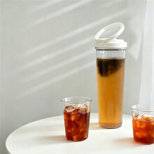 Portable Cold Brew Coffee Maker 34oz/1L Iced Tea & Coffee Brewer, Leak-Proof BPA-Free Bottle