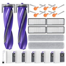 Replacement Parts for Flow 2: 2 Brushes, 4 HEPA Filters, 2 Mop Pads, 6 Bags, 6 Side Brushes, 1 Cleaning Tool