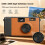 Screenless Retro Digital Camera 8MP HD LED Flash 3 Filter Effects Portable CCD Camera for Camping Photo Flash 6