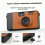 Screenless Retro Digital Camera 8MP HD LED Flash 3 Filter Effects Portable CCD Camera for Camping Photo Flash 4