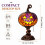Stained Halloween Pumpkin Table Lamp - Enchanting Decorative Lighting for Home 7