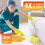 100 Count Disposable Dusters Refills with 1 Handle, 360 Multi-Surface Microfiber Static Cleaning Dusting Wand 6