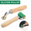 Silicone Handwheel, Brass Pressure Roller Manual Welding Tool High-Temperature Resistant Joint Roller, for PVC/TPO/EPDM 3