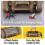 Roll  Tool Bag Organizer - Heavy Duty Motorcycle Tool Roll Bag with Detachable Pouches 6
