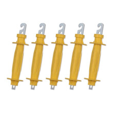 Electric Fence Insulated Gate Secure Insulation Comfortable Grip High-Visibility Yellow for Farms Temporary Fencing