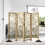 2pcs Folding Room Divider Base Feet Privacy Screen Support Stand Room Divider Screen Holder for Home Hotel Partition 3