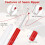 Sewing Machine Needle Threader, 4 in 1 Automatic Quick Threading Tool, Insertion Seam Guide with 2pcs Seam Rippers 4