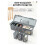 7pcs Handheld Toolbox, Portable Large Capacity Thick Plastic Hardware Tool Storage Box, Toolbox with Handle 5
