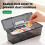7pcs Handheld Toolbox, Portable Large Capacity Thick Plastic Hardware Tool Storage Box, Toolbox with Handle 3