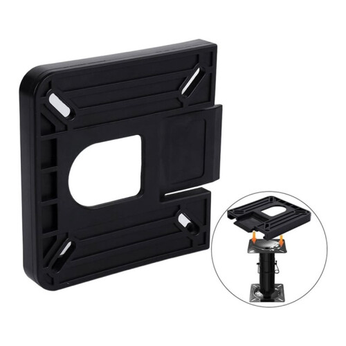 Base de Montagem para Assento de  com Liberação Rápida para Placas Giratórias de 7 Polegadas, para Barcos de Pesca, Barcos Jon e Caiaques 2