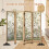 2pcs Folding Room Divider Base Feet Privacy Screen Support Stand Room Divider Screen Holder for Home Hotel Partition 6