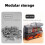7pcs Handheld Toolbox, Portable Large Capacity Thick Plastic Hardware Tool Storage Box, Toolbox with Handle 8