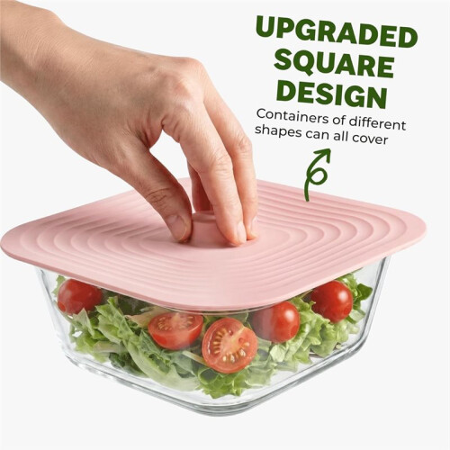 5PCS Tampas de Silicone com Sucção 4-12 Polegadas, Tampa Reutilizável para Micro-Ondas, Tampas de Armazenamento de Alimentos para Tigelas, Copos, 2