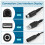 2in1 Power Data Cable Replacement for  CC2900e CC3500e 2900ep 3000e PTZ Pro Network Camera Cable 4