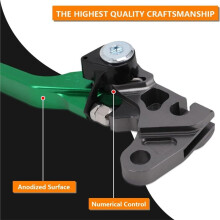 Motorrad Bremshebel Klapphebel CNC für KLX 110 KLX110 KLX110L 2010-2023 Grün