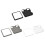 3D Printed Protective Shell for ANBERNIC RG Rotate Console, Anti-Scratch Protective Cover Case Grey 2