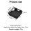 3D Printed Protective Shell for ANBERNIC RG Rotate Console, Anti-Scratch Protective Cover Case Black 3