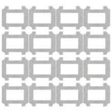 16Pack Mopping Pads for Mova N1 Window Cleaning Robot, Microfiber Mop Pad Window Cleaning Replacement Accessories