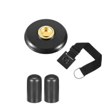 4 Piece Cello Rock Stop with Strap Non Slip Endpin Anchor Set with Floor Mat, Rubber Tip Protectors for Cello Practice