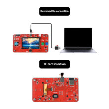 Placa de Desenvolvimento ESP32-S3 com Tela LCD Colorida IPS de 3,5 Polegadas Wi-Fi + Interação de Voz Inteligente Desenvolvimento