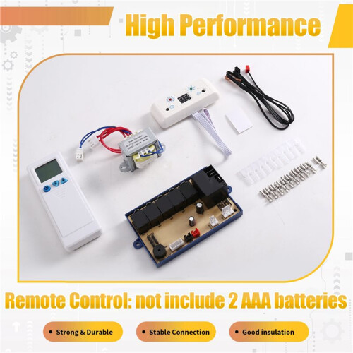 QD-U08C Air Conditioner Control Board Universal AC Control Board Only for Wall-Mounted Fixed Frequency Air Conditioners 2