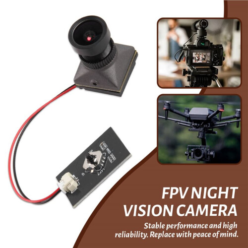 1500TVL FPV Camera PAL/NTSC Night Vision Camera 5V-40V for FPV RC Drones 2