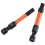 12 Pieces Square Drive Bits, 50mm Long Square Drill Bit Set, 1/4 Inch Hex Shank Magnetic Screwdriver Bit Set 8
