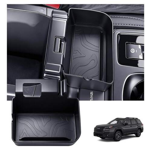 Center Console Organizer Armrest Hanging Basket Storage Box for  Outback 2026 Armrest Insert Tray Accessories 1