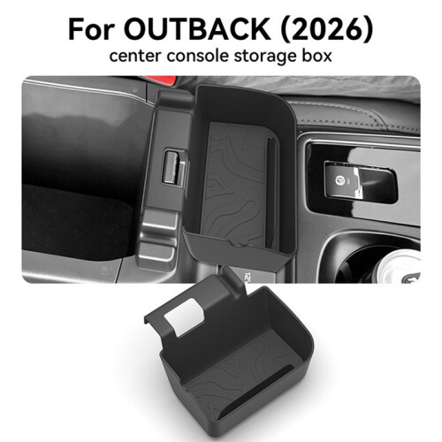 Center Console Organizer Armrest Hanging Basket Storage Box for  Outback 2026 Armrest Insert Tray Accessories 2