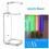 2pc Acrylic Clear Light Saber Stand Simple Organizer for Exhibition Hall Restaurant Wall Mount Storage Rack 2pc 5