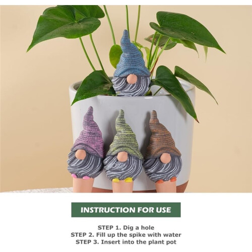1set Automatic Watering Devices, Ceramic Drip Irrigators for Gardens, Small Wine Bottle-Mouth Watering Device 2