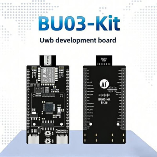 UWB Indoor Bidirectional Ranging and Positioning Module BU03+BU04 Development Board 10cm TWR 0.96-Inch Display 2