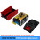 10Core 10X 21700 Battery Storage Box Case with 50A BMS PCB Board NTC Temperature Control for  18V/21V 4