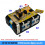 10Core 10X 21700 Battery Storage Box Case with 50A BMS PCB Board NTC Temperature Control for  18V/21V 3