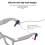 For Meta  AI Glasses Dedicated Battery Charging Cable Kits  Glasses Extension Power Cable 3